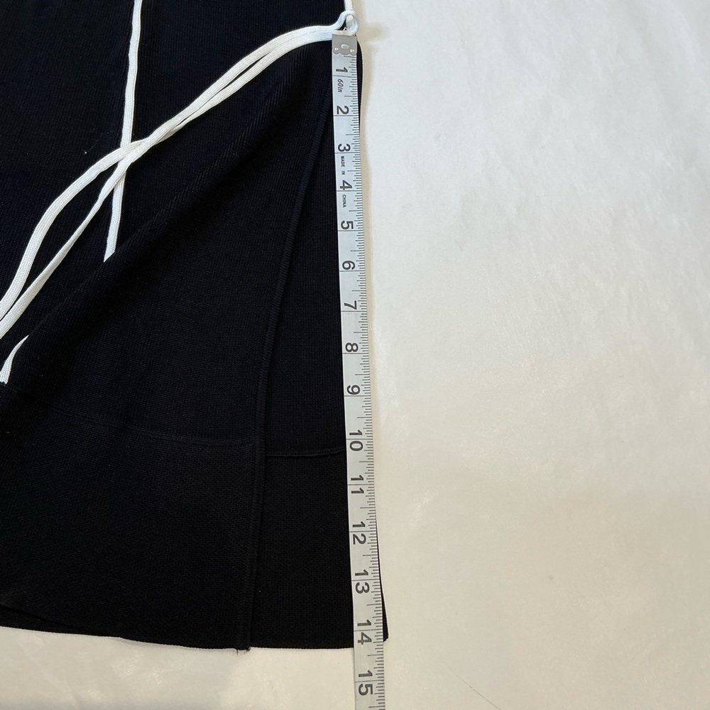 3.1 PHILLIP LIM V-Neck Tank Lux Viscose Midi Dress with Piping Trim Size Large - Picture 14 of 16